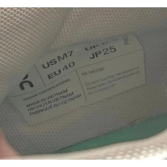 On The Roger Clubhouse | Frost Mint Men's Size 7 | Federer Tennis Style Sneakers - Picture 7 of 7